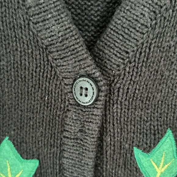 Bobbie Brooks Halloween Vest Vtg 90s Jack-o-Lantern Plaid Pumpkin Embroidery 22W - Picture 8 of 10